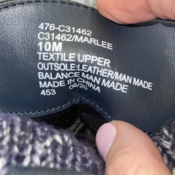 Cliffs by White Mountain Boots Womens 10 M Marlee Combat Navy Blue Buckle Lace - Picture 8 of 9